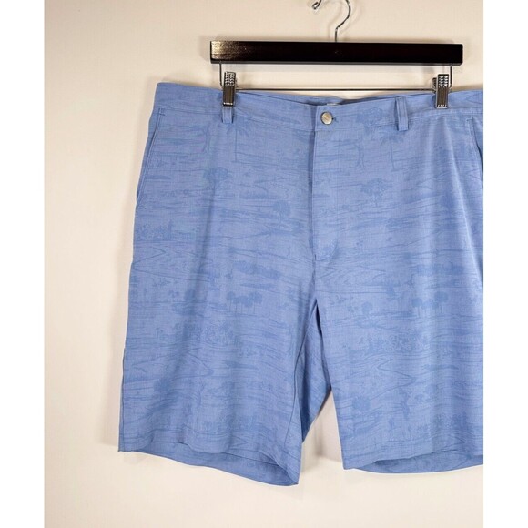 Peter Millar Mens Shorts Blue Shackleford Hybrid Chino Performance Golf Size 40 - Picture 4 of 8